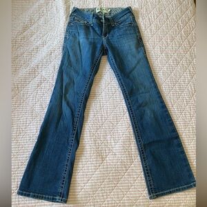 ARIAT R.E.A.L. Mid Rise Stretch Whipstitch Boot Cut Jean